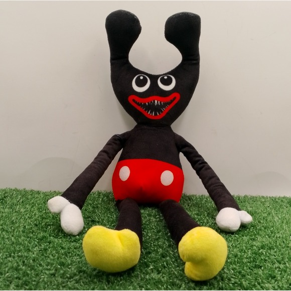 EnchantedMob Other - Huggy Wuggy Mickey Plush Toy Poppy Playtime Black Red White Yellow Rare Plushie
